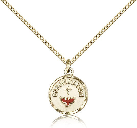 Confirmation Medal, Gold Filled - Gold-tone