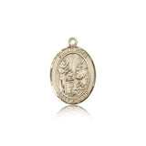 St. Zita Medal, 14 Karat Gold, Medium - 14 KT Yellow Gold