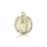 Our Lady of Loretto Medal, 14 Karat Gold - 14 KT Yellow Gold