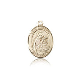 St. Aloysius Gonzaga Medal, 14 Karat Gold, Medium - 14 KT Yellow Gold