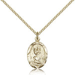 St. Christopher Medal, Gold Filled - Gold-tone