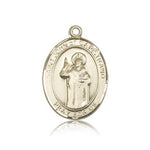 St. John of Capistrano Medal, 14 Karat Gold, Large - 14 KT Yellow Gold