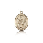 St. Martin of Tours Medal, 14 Karat Gold, Medium - 14 KT Yellow Gold