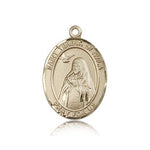 St. Teresa of Avila Medal, 14 Karat Gold, Large - 14 KT Yellow Gold