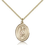 St. Ronan Medal, Gold Filled, Medium - Gold-tone