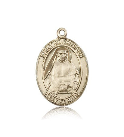 St. Edith Stein Medal, 14 Karat Gold, Large - 14 KT Yellow Gold