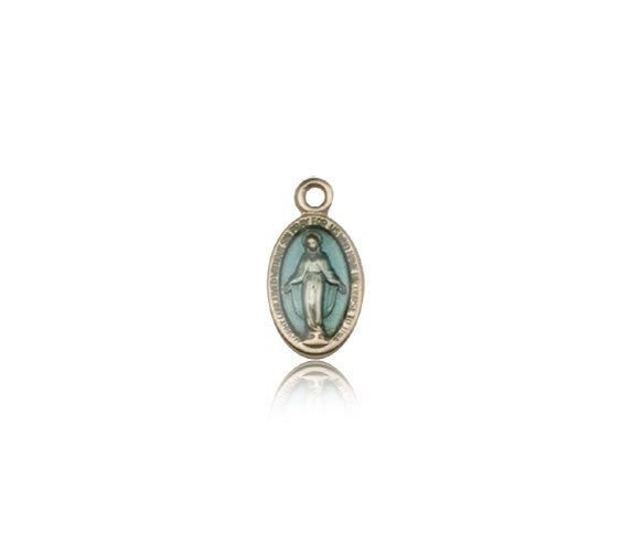 Miraculous Medal, 14 Karat Gold - 14 KT Yellow Gold