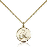 St. Gerard Medal, Gold Filled - Gold-tone