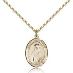 St. Hildegard Von Bingen Medal, Gold Filled, Medium - Gold-tone