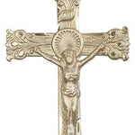 Crucifix Pendant, 14 Karat Gold - 14 KT Yellow Gold