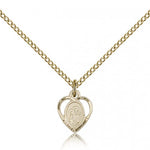 St. Ann Medal, Gold Filled - Gold-tone