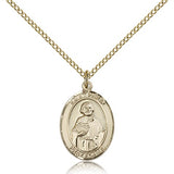 St. Philip the Apostle Medal, Gold Filled, Medium - Gold-tone