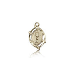 Communion Medal, 14 Karat Gold - 14 KT Yellow Gold