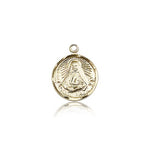St. Frances Xavier Cabrini Medal, 14 Karat Gold - 14 KT Yellow Gold