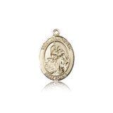 St. Joan of Arc Medal, 14 Karat Gold, Medium - 14 KT Yellow Gold