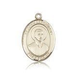 St. John Berchmans Medal, 14 Karat Gold, Large - 14 KT Yellow Gold