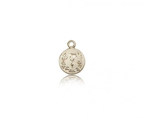 Communion Medal, 14 Karat Gold - 14 KT Yellow Gold
