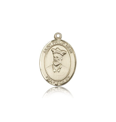 St. Philip Neri Medal, 14 Karat Gold, Medium - 14 KT Yellow Gold
