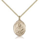 St. Lawrence Medal, Gold Filled, Medium - Gold-tone