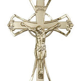 Crucifix Pendant, 14 Karat Gold - 14 KT Yellow Gold