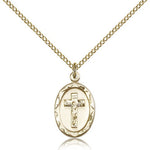 Crucifix Pendant, Gold Filled - Gold-tone
