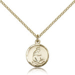 Our Lady of La Salette Medal, Gold Filled - Gold-tone