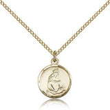 Our Lady of La Salette Medal, Gold Filled - Gold-tone