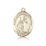 St. Raymond of Penafort Medal, 14 Karat Gold, Large - 14 KT Yellow Gold