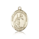 St. Raymond of Penafort Medal, 14 Karat Gold, Large - 14 KT Yellow Gold