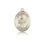 St. Sebastian Baseball Medal, 14 Karat Gold, Medium - 14 KT Yellow Gold