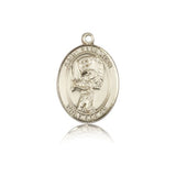 St. Sebastian Baseball Medal, 14 Karat Gold, Medium - 14 KT Yellow Gold