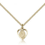 Scapular Medal, Gold Filled - Gold-tone
