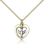Holy Spirit Medal, Two-Tone - Two-Tone
