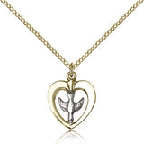 Holy Spirit Medal, Two-Tone - Two-Tone
