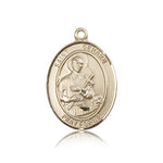 St. Gerard Majella Medal, 14 Karat Gold, Large - 14 KT Yellow Gold