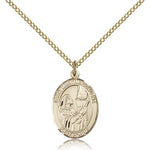 St. Mary Magdalene Medal, Gold Filled, Medium - Gold-tone