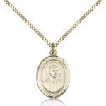 St. John Berchmans Medal, Gold Filled, Medium - Gold-tone