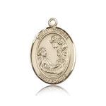 St. Cecilia Medal, 14 Karat Gold, Large - 14 KT Yellow Gold