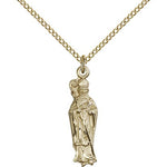 St. Patrick Medal, Gold Filled - Gold-tone