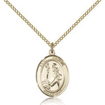 St. Dominic De Guzman Medal, Gold Filled, Medium - Gold-tone