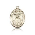 St. Andrew Kim Taegon Medal, 14 Karat Gold, Large - 14 KT Yellow Gold