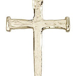 Nail Cross Pendant, 14 Karat Gold - 14 KT Yellow Gold