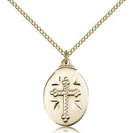 Cross Pendant, Gold Filled - Gold-tone