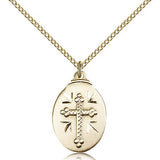 Cross Pendant, Gold Filled - Gold-tone