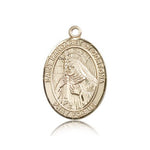St. Margaret of Cortona Medal, 14 Karat Gold, Large - 14 KT Yellow Gold