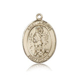 St. Lazarus Medal, 14 Karat Gold, Large - 14 KT Yellow Gold