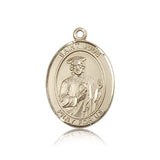 St. Jude Thaddeus Medal, 14 Karat Gold, Large - 14 KT Yellow Gold