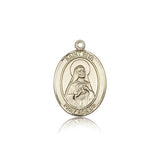 St. Rita Baseball Medal, 14 Karat Gold, Medium - 14 KT Yellow Gold