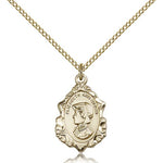 St. Elizabeth Ann Seton Medal, Gold Filled - Gold-tone