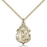 St. Elizabeth Ann Seton Medal, Gold Filled - Gold-tone